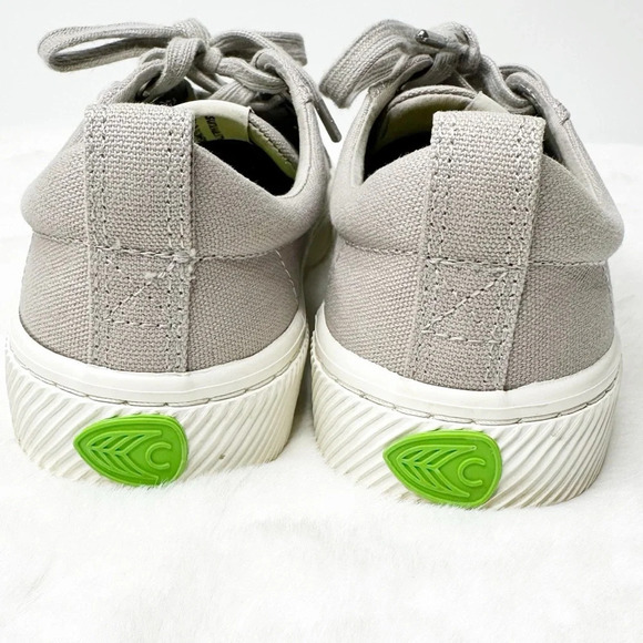 Cariuma Gray Canvas Tennis Sneakers Size 7.5 - Picture 2 of 5